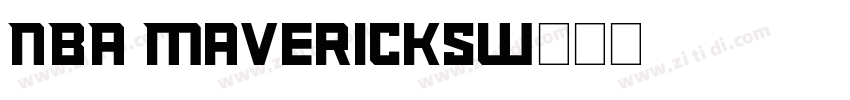 NBA Mavericks字体转换